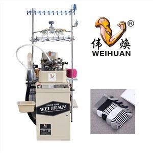 Weihuan, Wh-E7 คอมพิวเตอร์ Jacquard ผ้าไหมถุงเครื่องถักไหมพรม (4 นิ้ว)